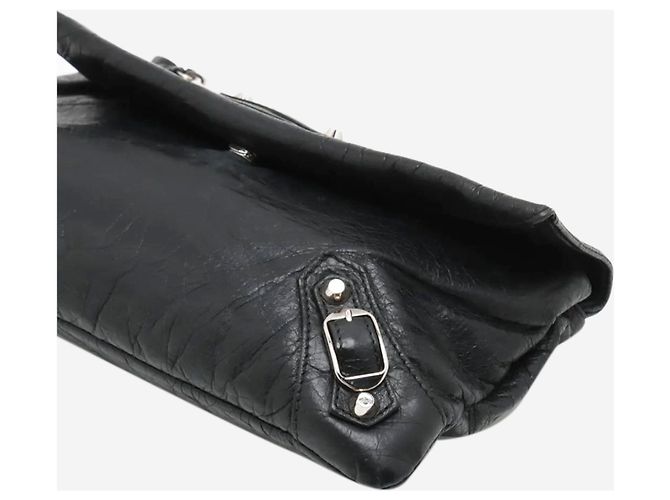 Balenciaga Borsa a tracolla classica nera a busta Nero - vista 3