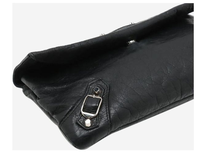 Balenciaga Borsa a tracolla classica nera a busta Nero - vista 4