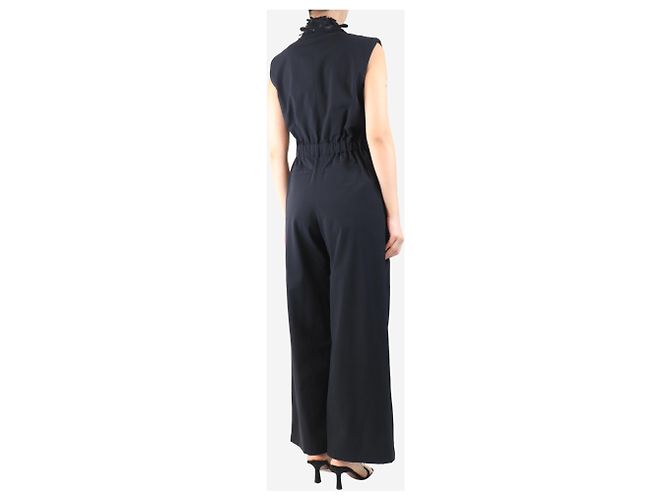Brunello Cucinelli Mono sin mangas adornado con lentejuelas negras - talla M Negro - vista 2