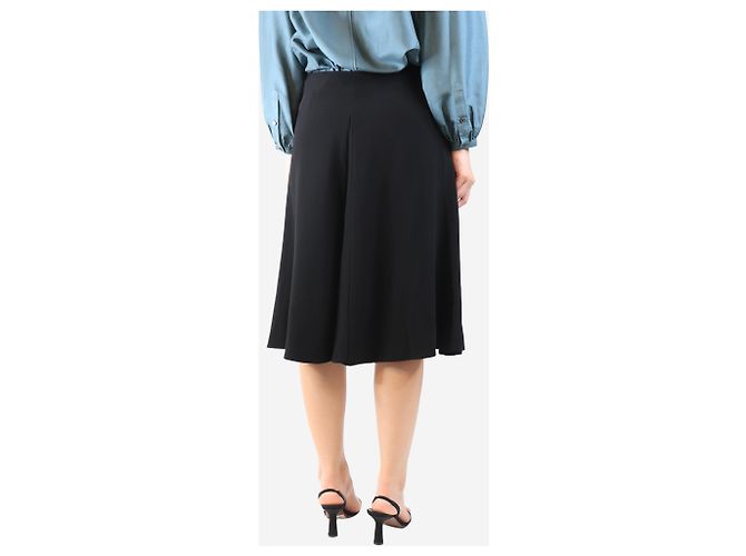 Marni Falda midi negra - talla UK 12 Negro - vista 3