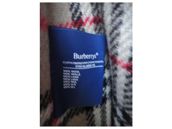 Trench Burberry Beige Cotone Lana - vista 9
