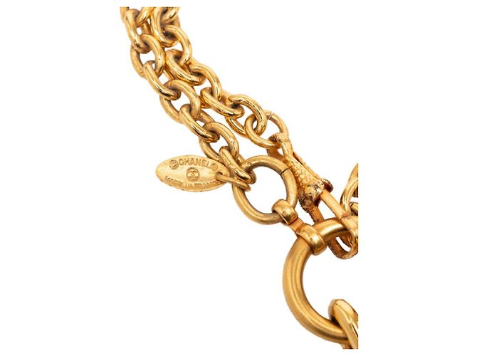 Chanel Cambon Gold Plated Necklace Golden - view 5