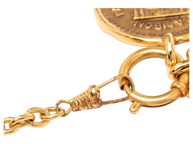 Chanel Cambon Gold Plated Necklace Golden - view 6