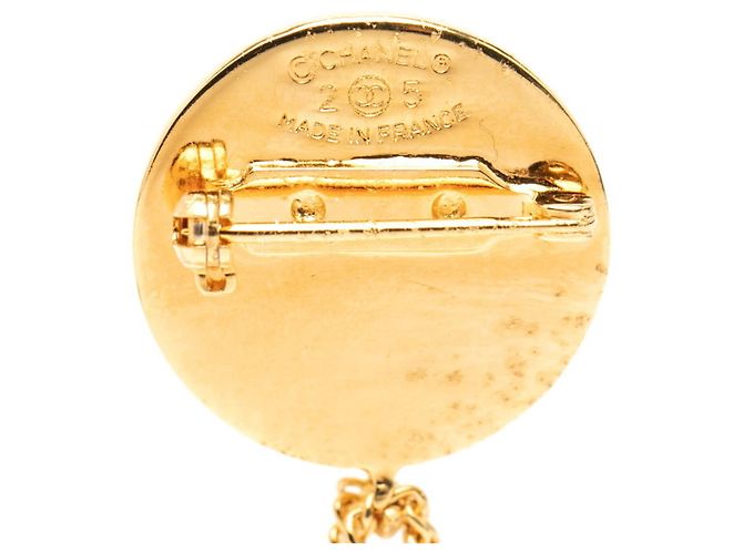 Vintage Chanel Coco Mark Brosche Golden - Ansicht 3