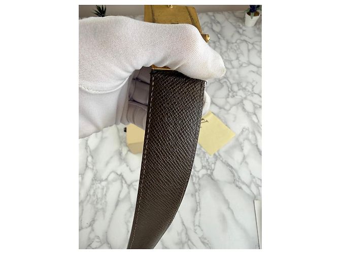 Louis Vuitton Damier Ebene Gürtel Braun - Ansicht 11