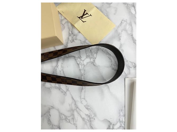 Louis Vuitton Damier Ebene Gürtel Braun - Ansicht 7