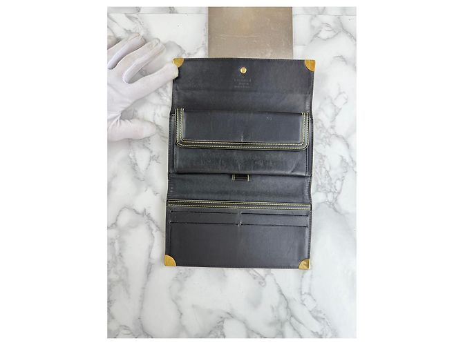 Louis Vuitton black leather wallet - view 12