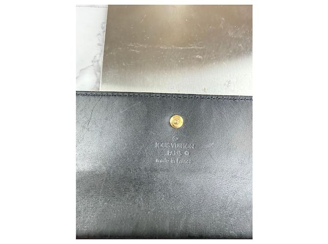 Louis Vuitton black leather wallet - view 3