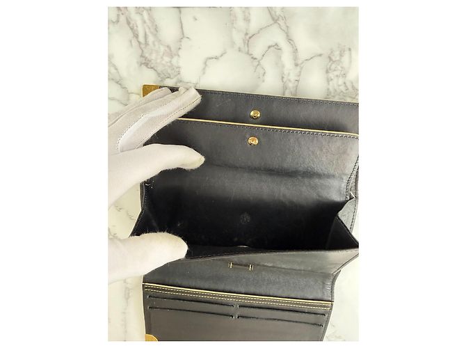 Louis Vuitton black leather wallet - view 4