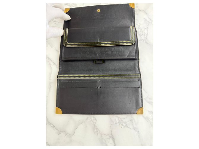 Louis Vuitton black leather wallet - view 6
