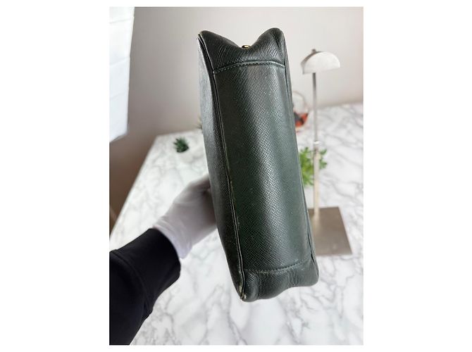 Sac Louis Vuitton Epi en Cuir Vert Vert foncé - vue 5