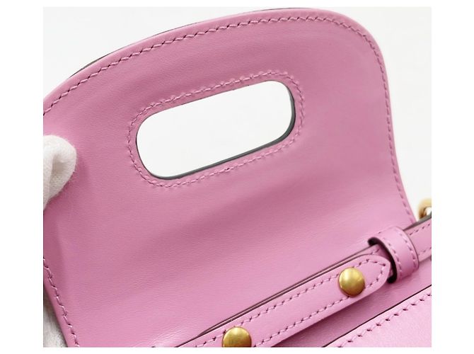 Borsa a mano Gucci Bamboo Line Rosa - vista 9