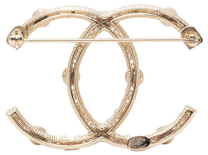 Timeless Chanel Coco Mark Brosche Golden - Ansicht 2