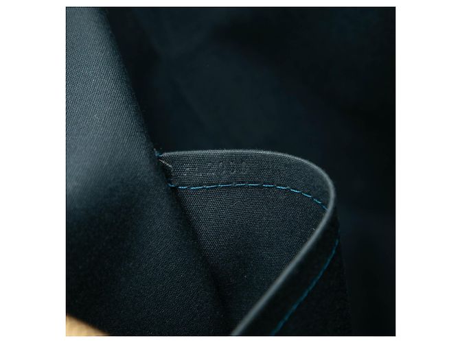Louis Vuitton Monogram Vernis Bellevue GM Tote Bag Blau Grün - Ansicht 6