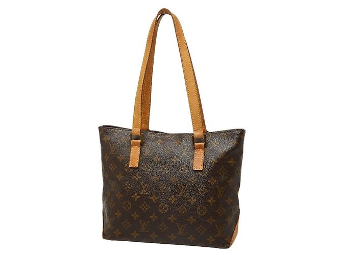 Borsa Tote Cabas Piano Monogramma Louis Vuitton Marrone - vista 2