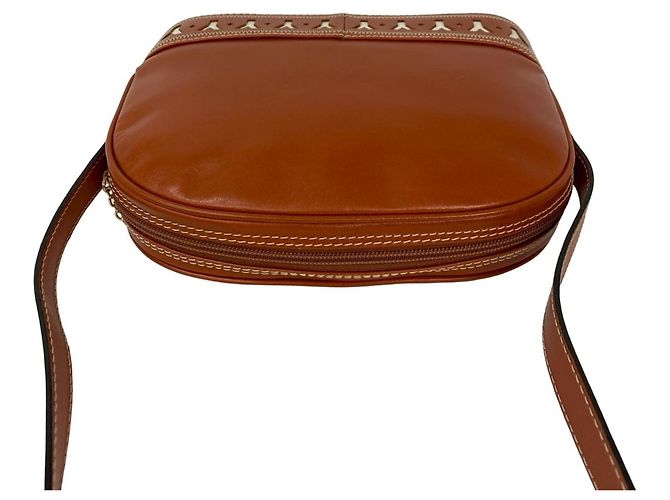 Borsa a Spalla in Pelle Yves Saint Laurent Marrone - vista 4