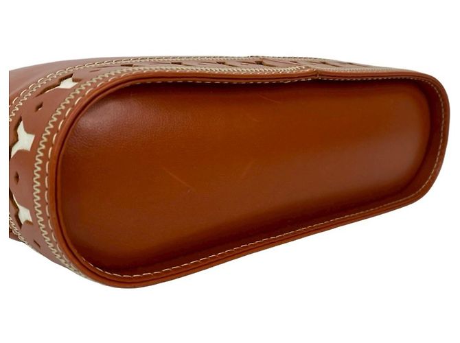 Borsa a Spalla in Pelle Yves Saint Laurent Marrone - vista 7