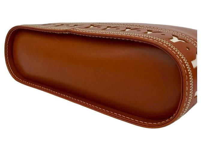 Borsa a Spalla in Pelle Yves Saint Laurent Marrone - vista 8