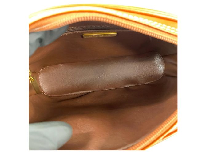 Borsa a Spalla in Pelle Yves Saint Laurent Marrone - vista 9