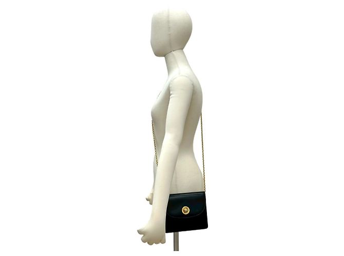 Céline Mini Borsa a Spalla in Pelle Nera Celine Nero - vista 2