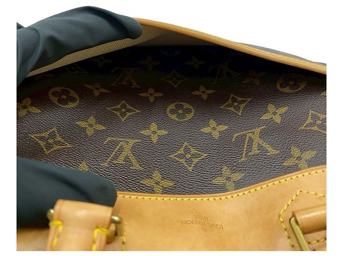 Borsa a mano in pelle Monogram Deauville di Louis Vuitton Marrone - vista 10