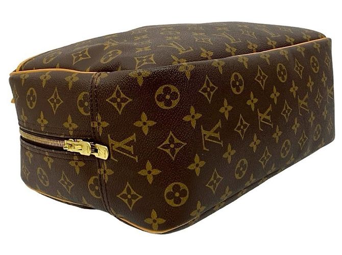 Borsa a mano in pelle Monogram Deauville di Louis Vuitton Marrone - vista 7