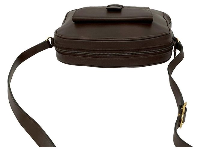 Borsa a Spalla in Pelle Trapuntata Yves Saint Laurent Marrone - vista 4