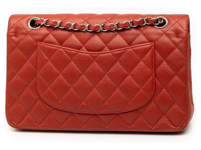 Chanel Rosso Medio Classico Caviar Doppio - vista 2