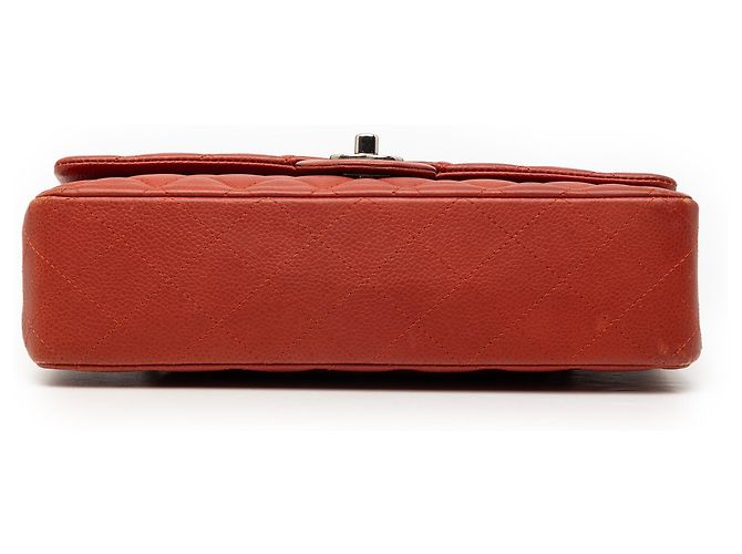 Chanel Rosso Medio Classico Caviar Doppio - vista 3