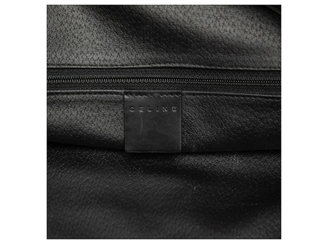 Céline Celine Schwarze Macadam-beschichtete Canvas-Tasche - vista 5