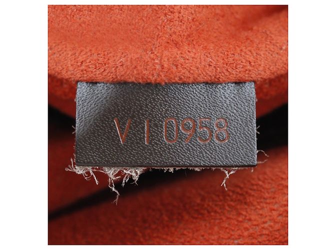 Louis Vuitton Marrone Damier Ebene Brera - vista 4