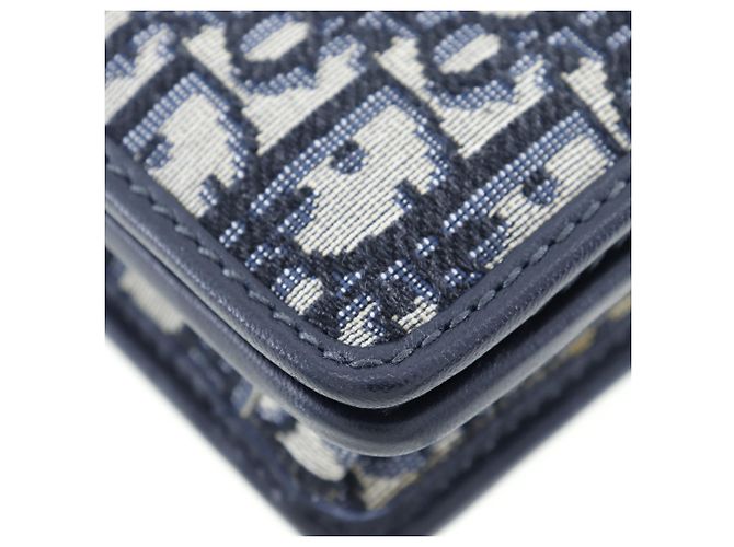 Pochette 2 in 1 Dior Blue Oblique 30 Montaigne - vista 6