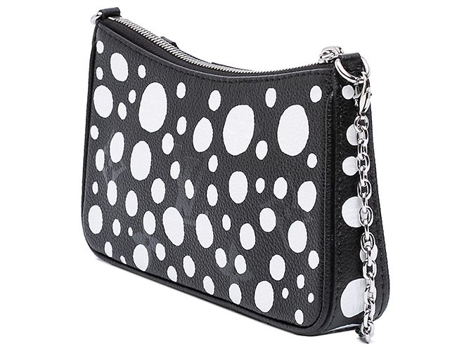 Pochette Easy On Strap Monogramma Gigante Empreinte Infinity Dots Nera Yayoi Kusama Louis Vuitton Nero - vista 2