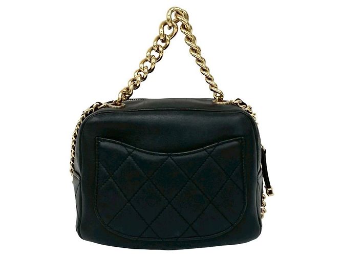 Borsa in pelle matelassé Coco Stud di CHANEL Nero - vista 3