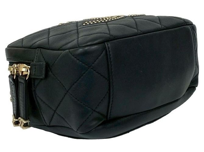 Borsa in pelle matelassé Coco Stud di CHANEL Nero - vista 7