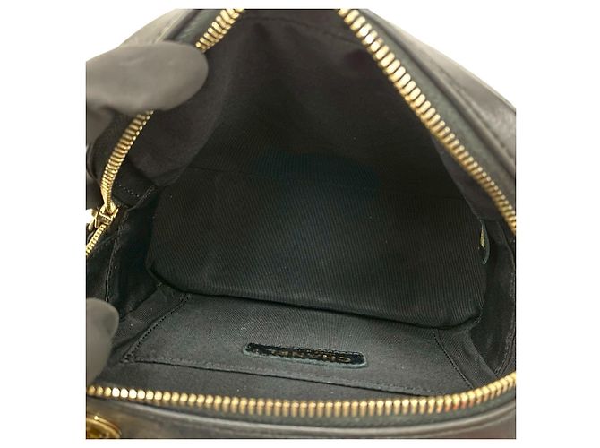 Borsa in pelle matelassé Coco Stud di CHANEL Nero - vista 9