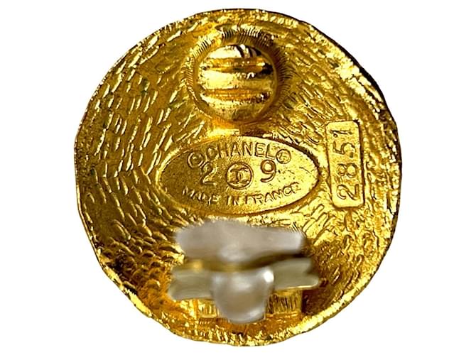 Orecchini Clip Coco Mark di Chanel D'oro - vista 2