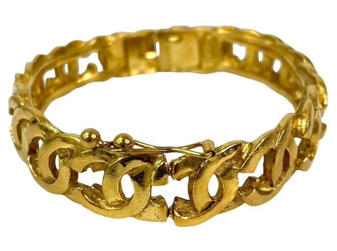 Chanel vergoldetes Charm-Armband Golden - Ansicht 7