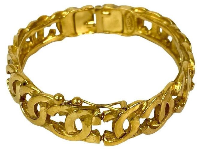 Chanel vergoldetes Charm-Armband Golden - Ansicht 8