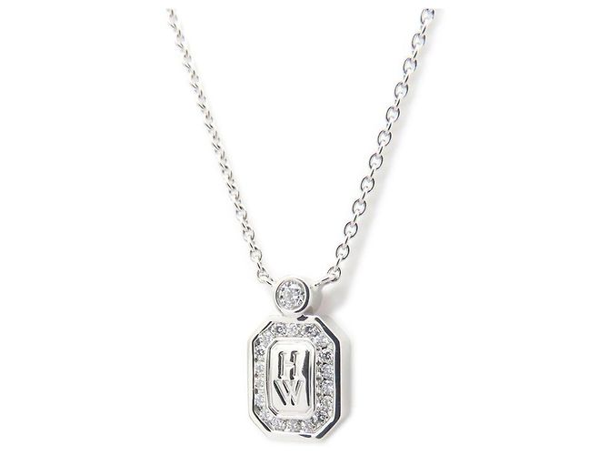 Collana Logo HW di Harry Winston D'oro - vista 2