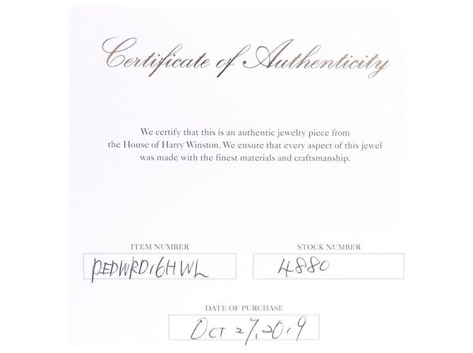 Collana Logo HW di Harry Winston D'oro - vista 9