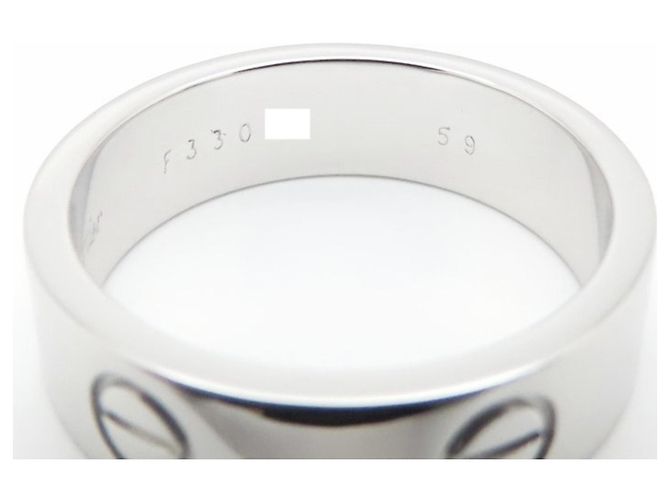 Anillo Love Cartier en oro blanco de 18K - vista 8