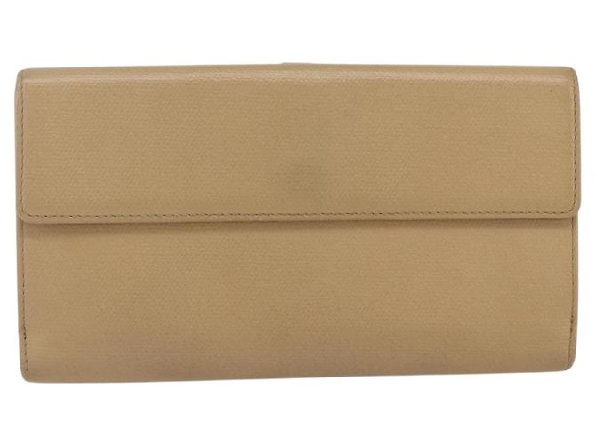 Cartera Chanel Coco botón de cuero Beige - vista 2