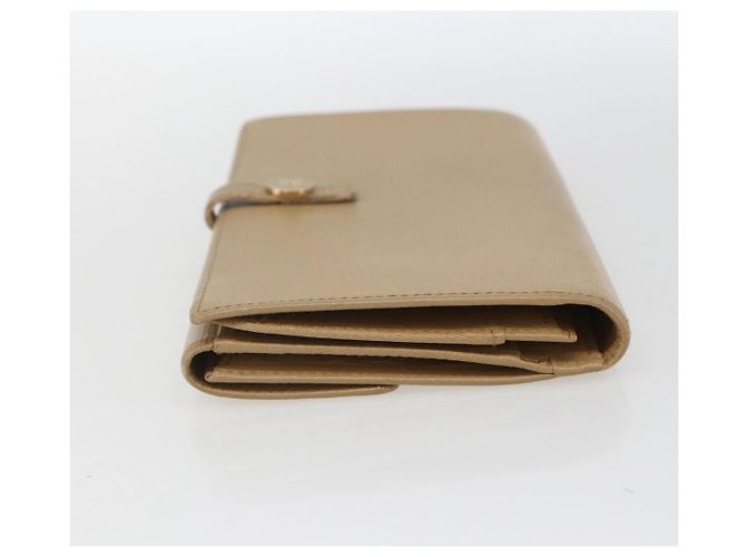 Cartera Chanel Coco botón de cuero Beige - vista 3