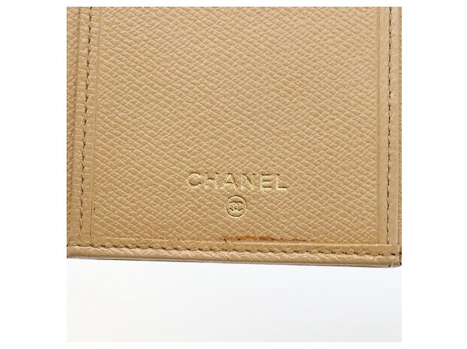 Cartera Chanel Coco botón de cuero Beige - vista 6