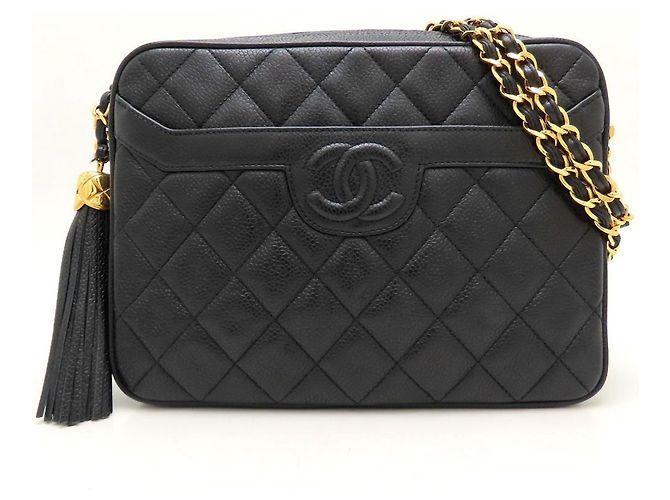 Borsa a spalla con catena matelassé nera Chanel Nero - vista 2