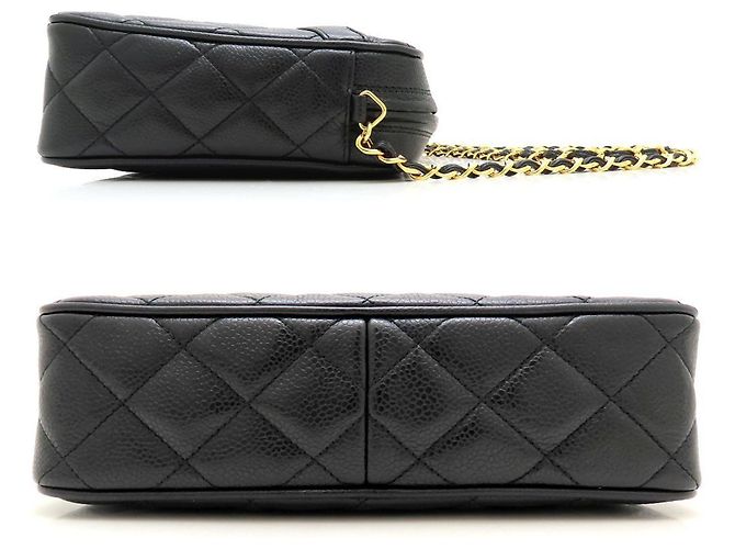 Borsa a spalla con catena matelassé nera Chanel Nero - vista 3