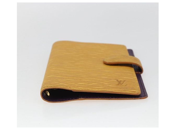 Louis Vuitton Agenda Cover Epi Leather PM Yellow - view 3
