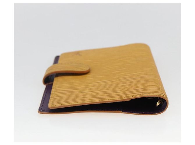Louis Vuitton Agenda Cover Epi Leather PM Yellow - view 4