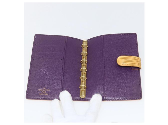 Louis Vuitton Agenda Cover Epi Leather PM Yellow - view 5